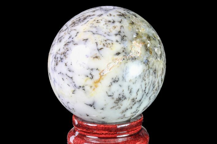 Polished Dendritic Agate Sphere - Madagascar #157662